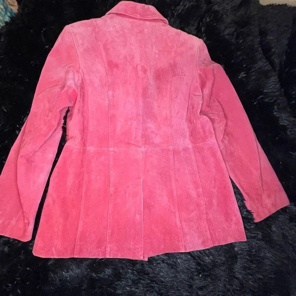 Dialogue Suede Jacket SZ M - Picture 10 of 11
